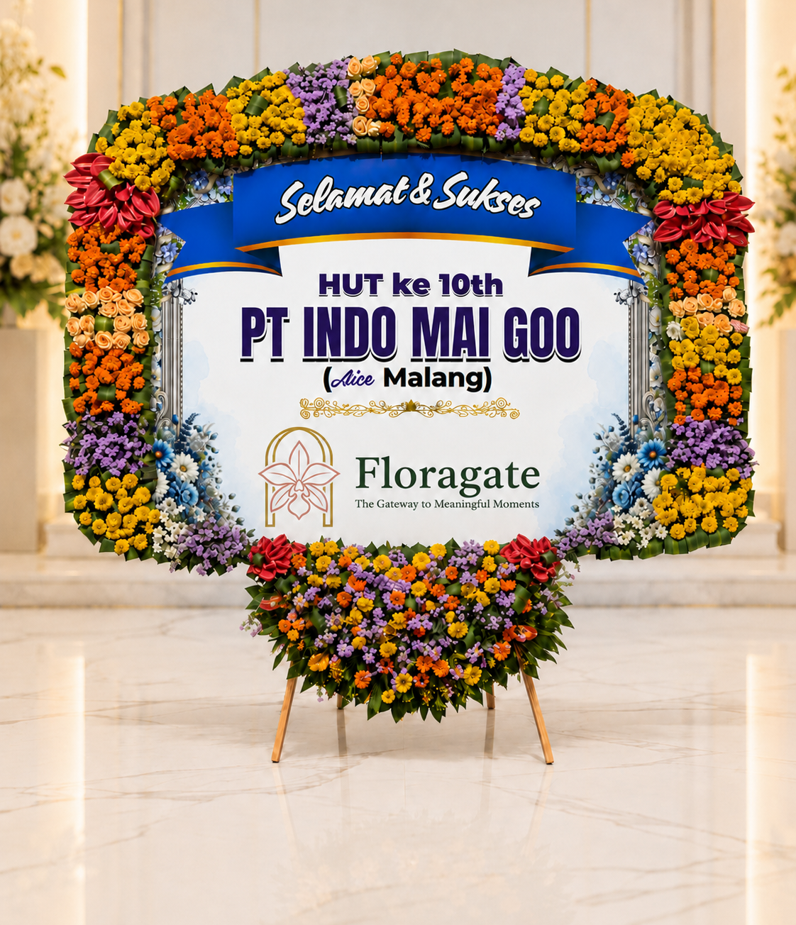 Foto Bunga Papan Congratulations - Premium Celebration Floragate Malang