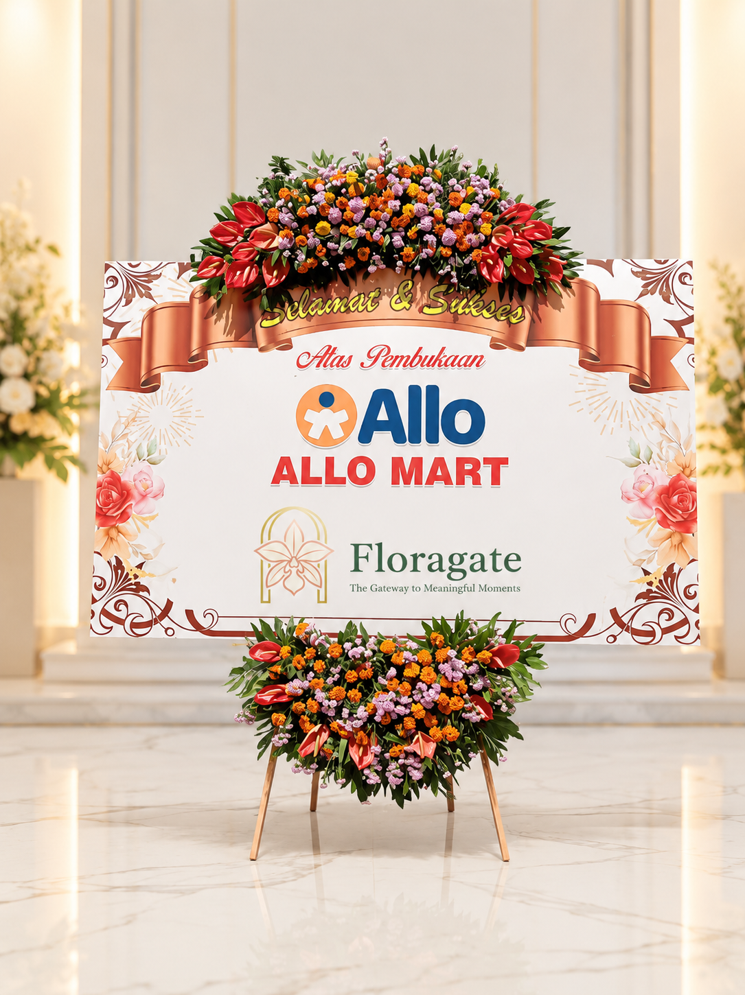 Foto Bunga Papan Congratulations - Grand Opening Classic Floragate Malang