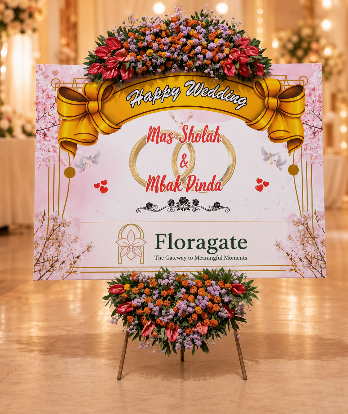 Foto Bunga Papan Wedding - Product3 Floragate Malang